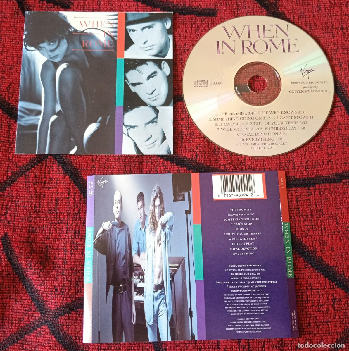 CDs de m&uacute;sica: WHEN IN ROME ** When In Rome ** CD 1988