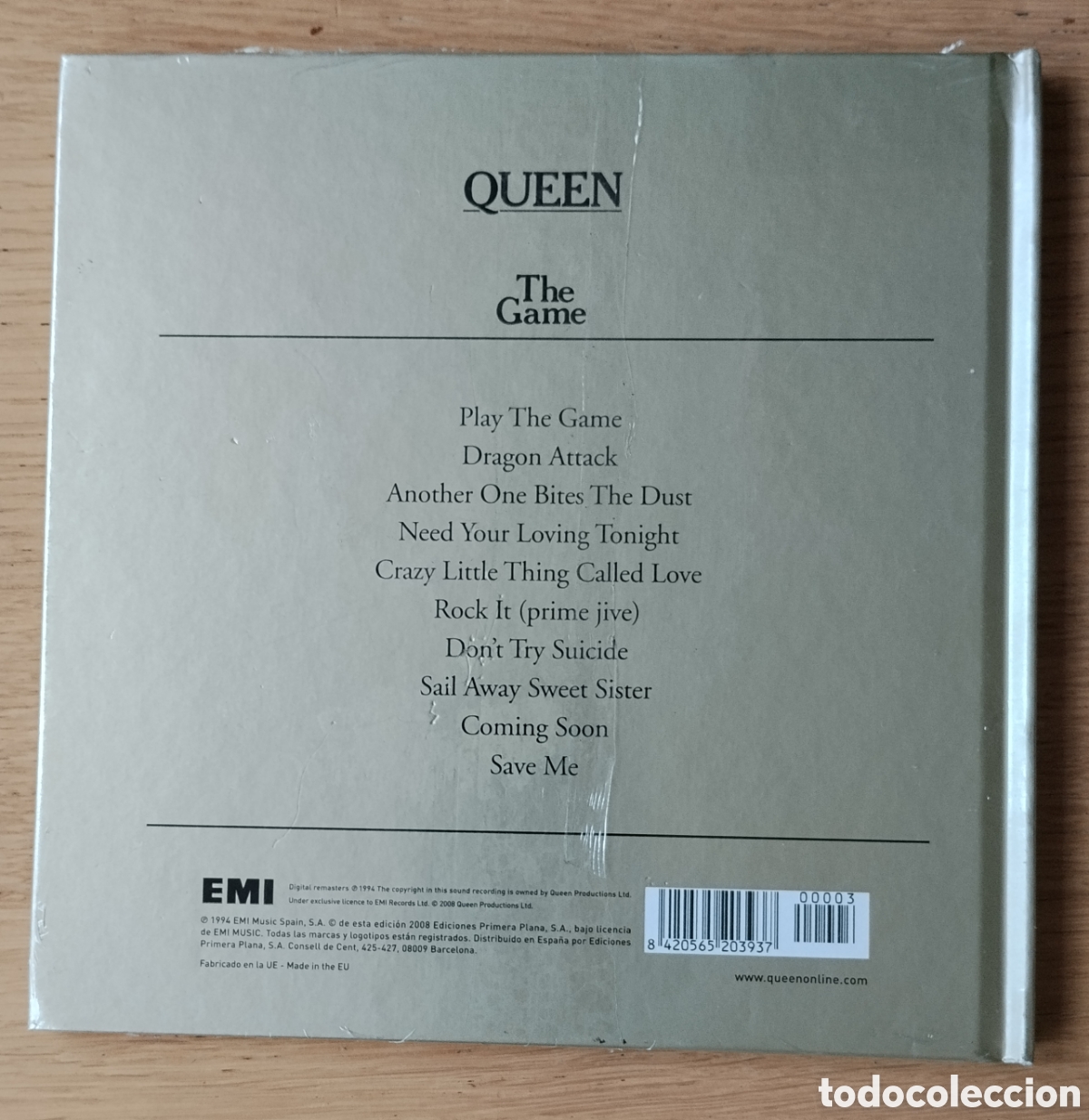 CDs de m&uacute;sica: QUEEN: &rdquo;THE GAME&rdquo; DIGIBOOK (CD+LIBRO) 2008 - Foto 2