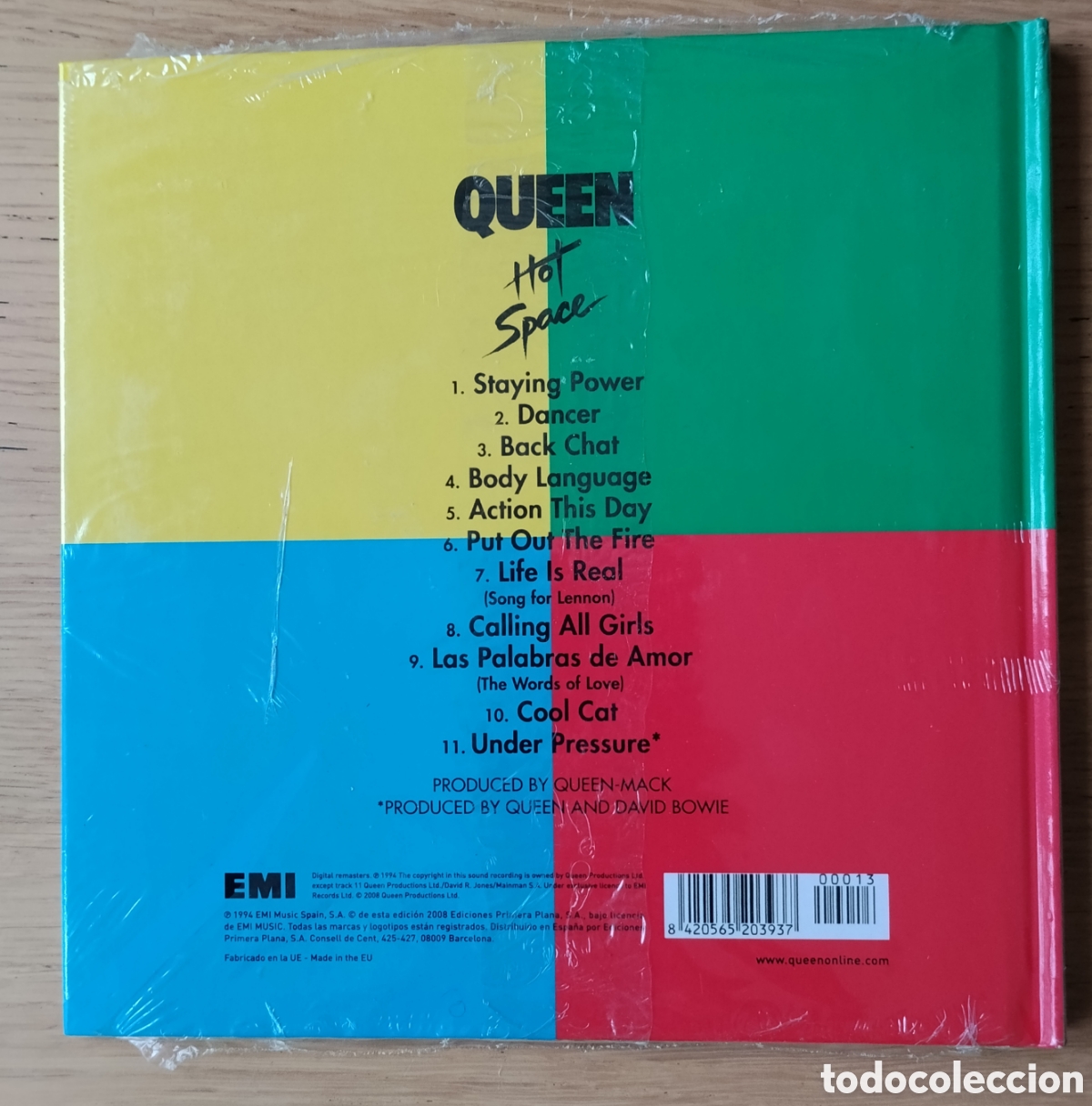 CDs de m&uacute;sica: QUEEN: &rdquo;HOT SPACE&rdquo; DIGIBOOK (CD+LIBRO) 2008 - Foto 2