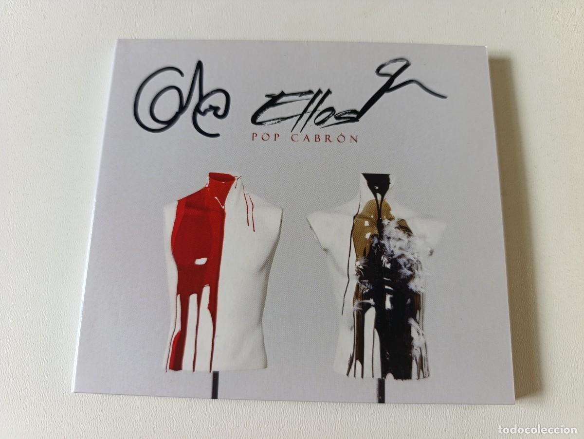 CDs de m&uacute;sica: ELLOS 'Pop Cabr&oacute;n' CD &Aacute;lbum 2014 Firmado autografo Heike Records Guille Mostaza Santi Capote