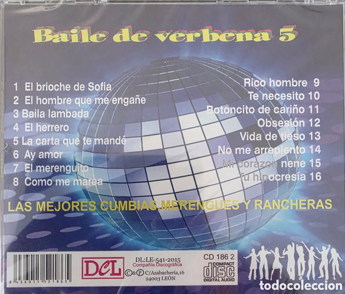 CDs de m&uacute;sica: BAILE DE VERBENA N&Uacute;MERO 5 - Foto 2