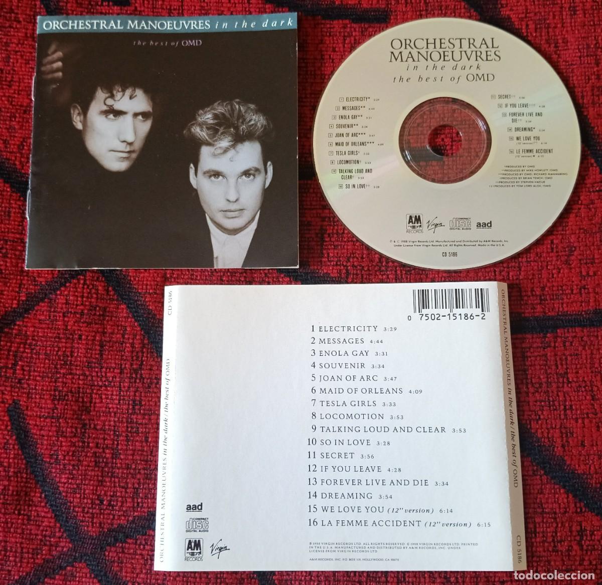 CDs de m&uacute;sica: OMD (Orchestral Man&oelig;uvres In The Dark) ** The Best Of OMD ** CD 1988 USA