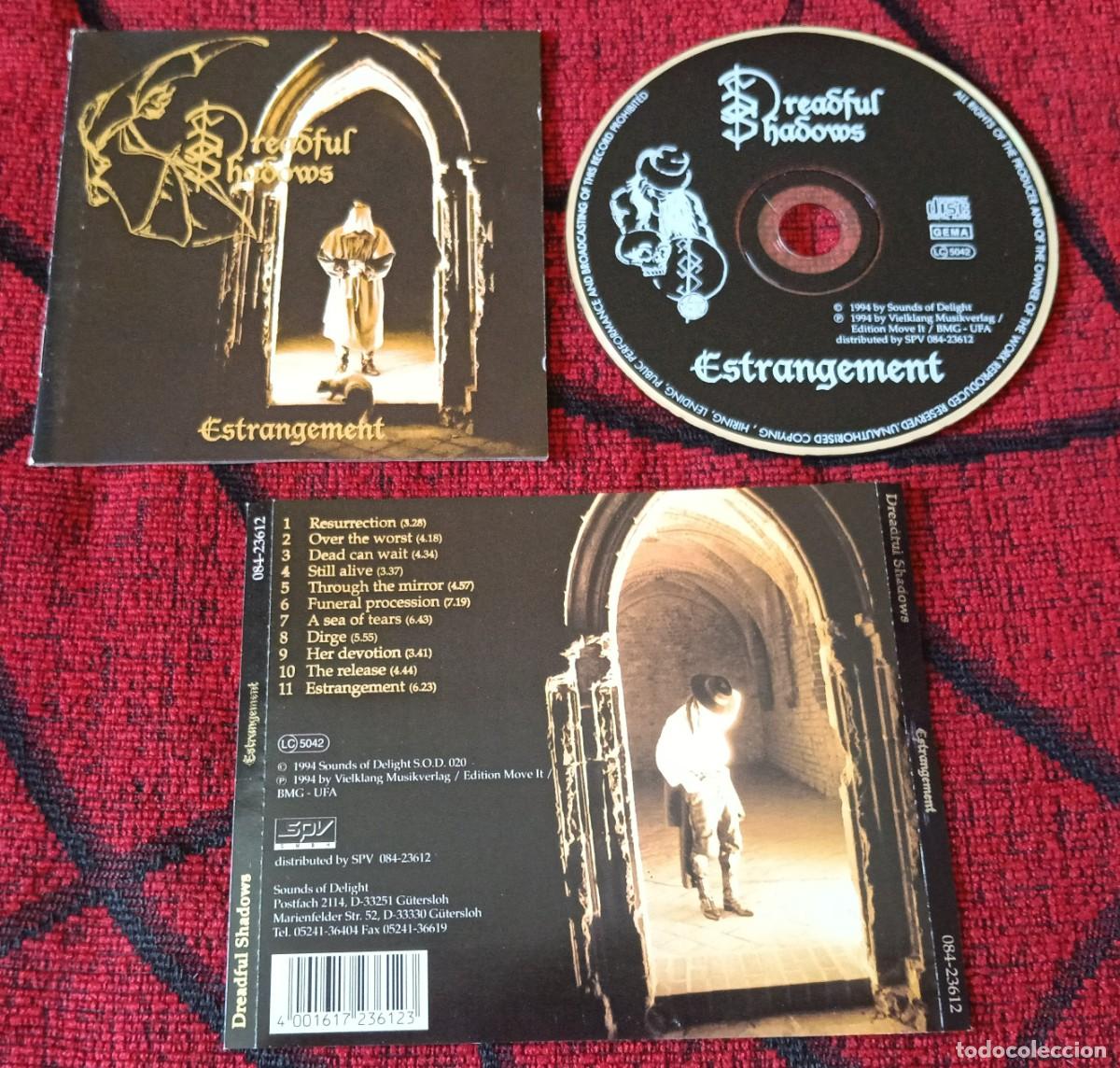 CDs de m&uacute;sica: DREADFUL SHADOWS ** Estrangement ** CD 1994