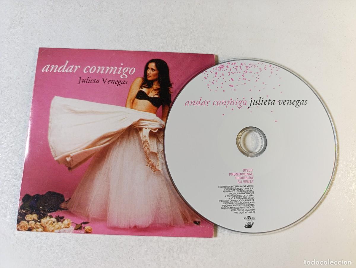 CDs de m&uacute;sica: JULIETA VENEGAS 'Andar Conmigo' CD Single Promo 2004 S&iacute;