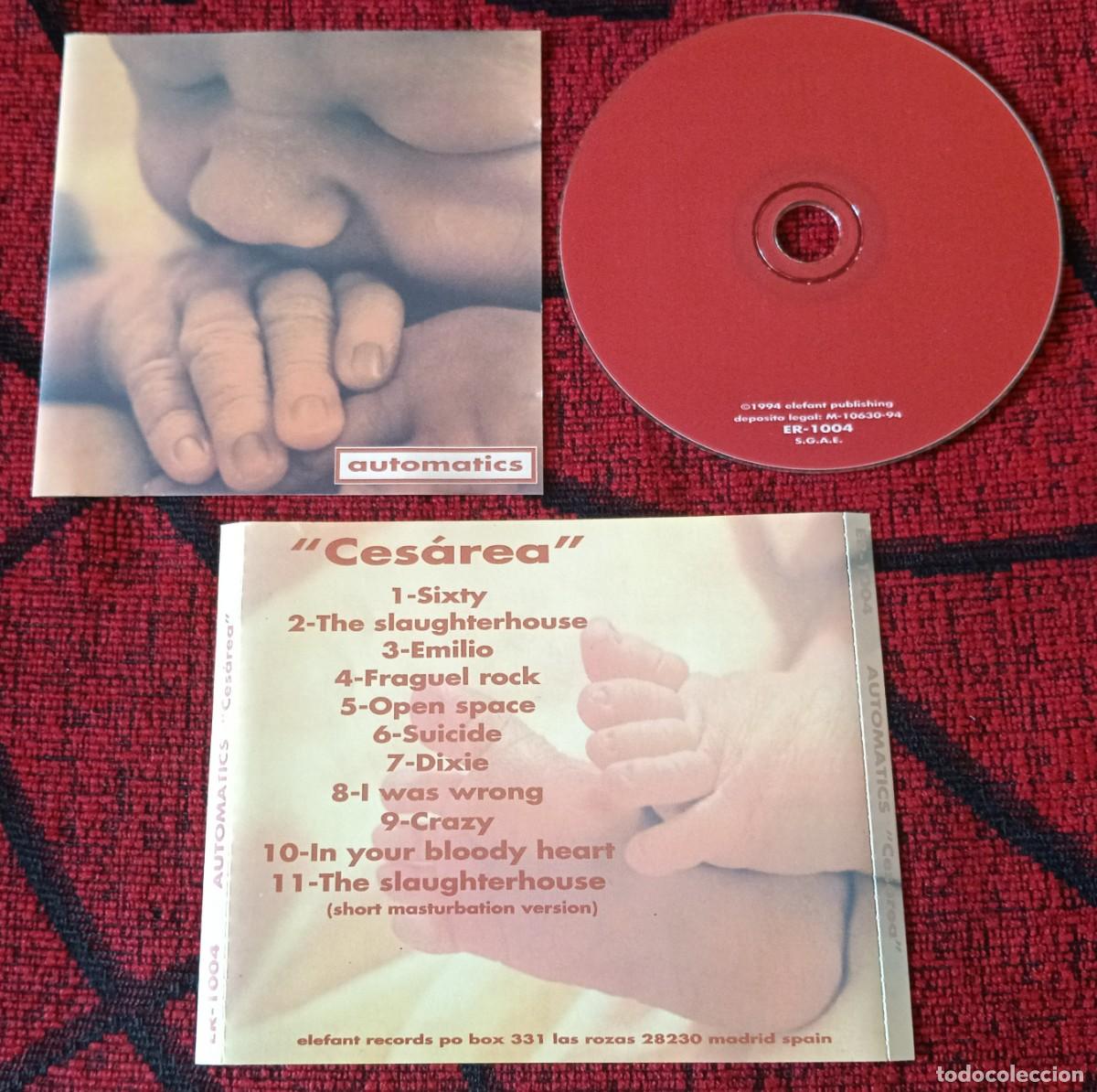 CDs de m&uacute;sica: CESAREA ** AUTOMATICS ** CD 1994