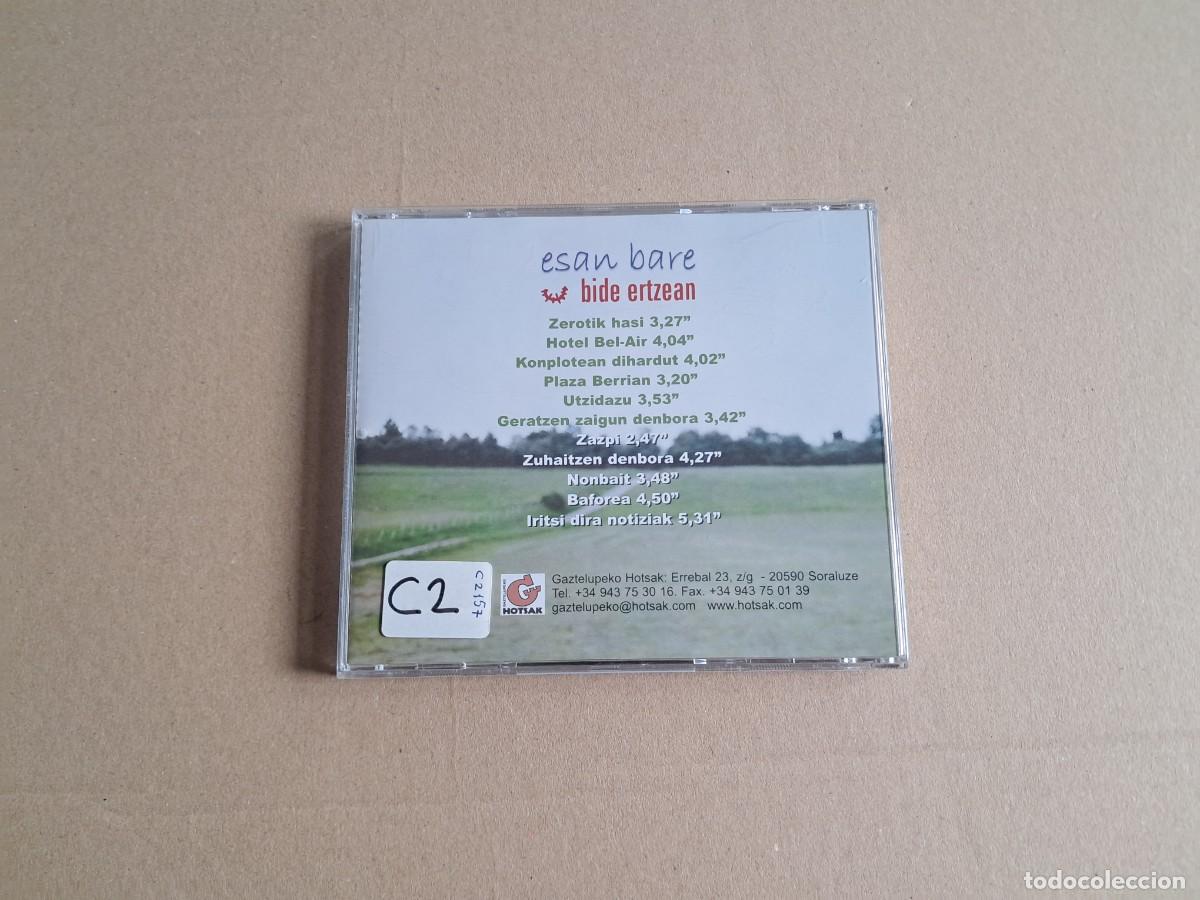 CDs de m&uacute;sica: BIDE ERTZEAN - ESAN BARE CD 2004 - Foto 3