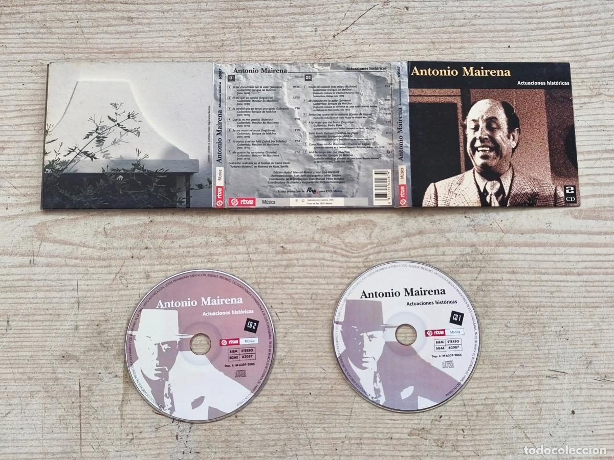 CDs de m&uacute;sica: Antonio Mairena - Actuaciones Hist&oacute;ricas - 2 CD