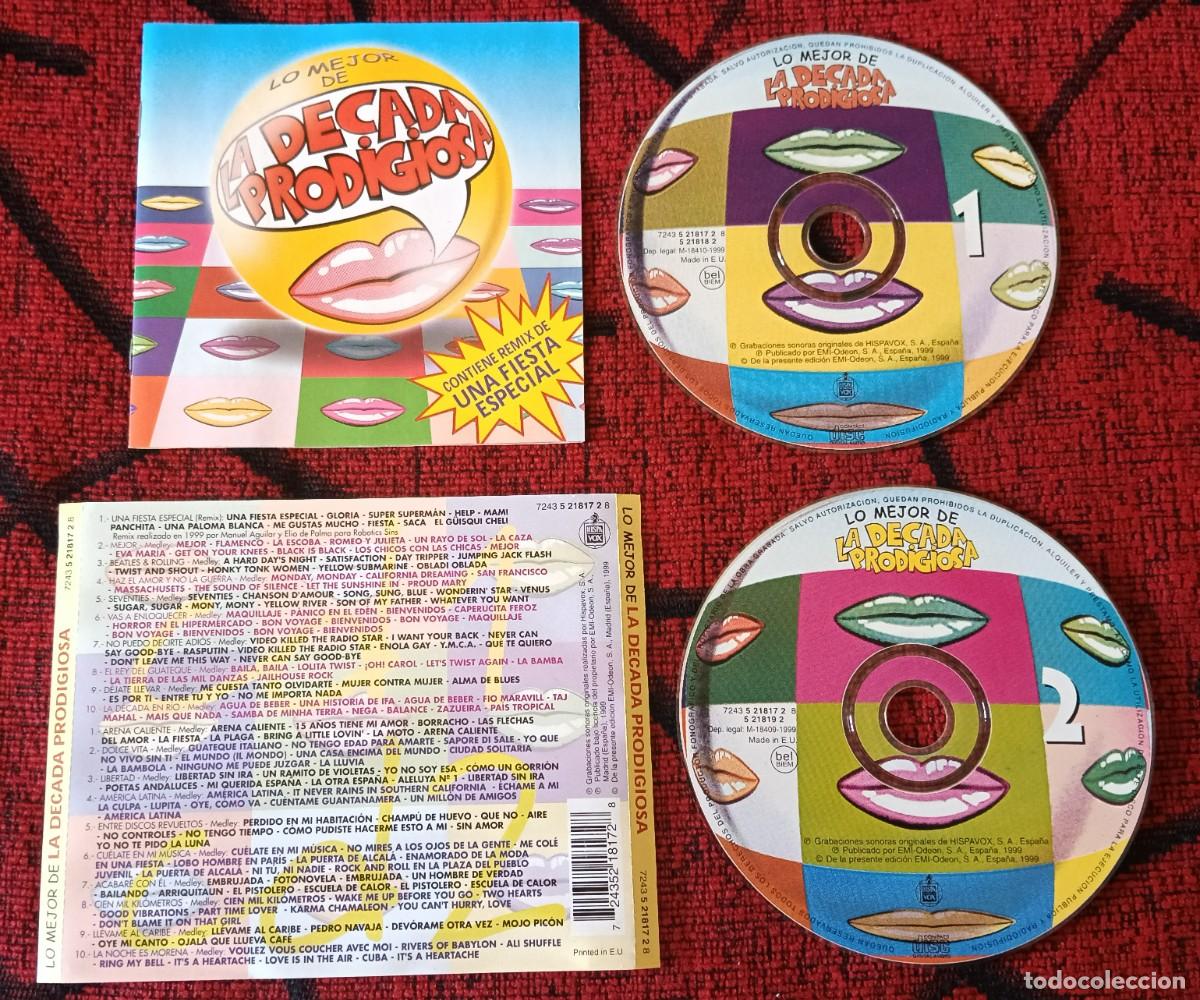 CDs de m&uacute;sica: LA DECADA PRODIGIOSA ** Lo Mejor De ** DOBLE CD 1999