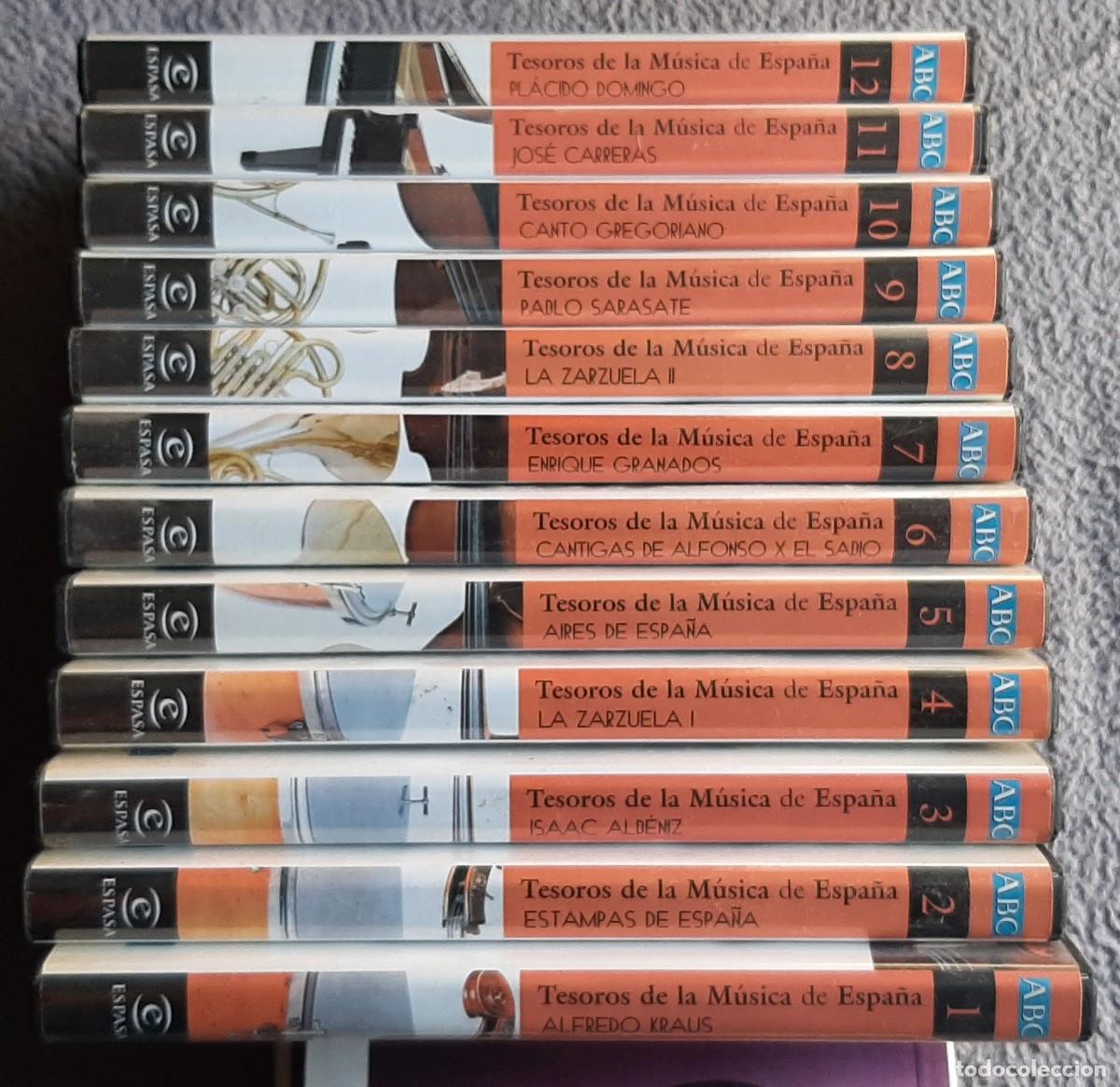 CDs de m&uacute;sica: Lote 12 CDs Tesoros de la M&uacute;sica de Espa&ntilde;a
