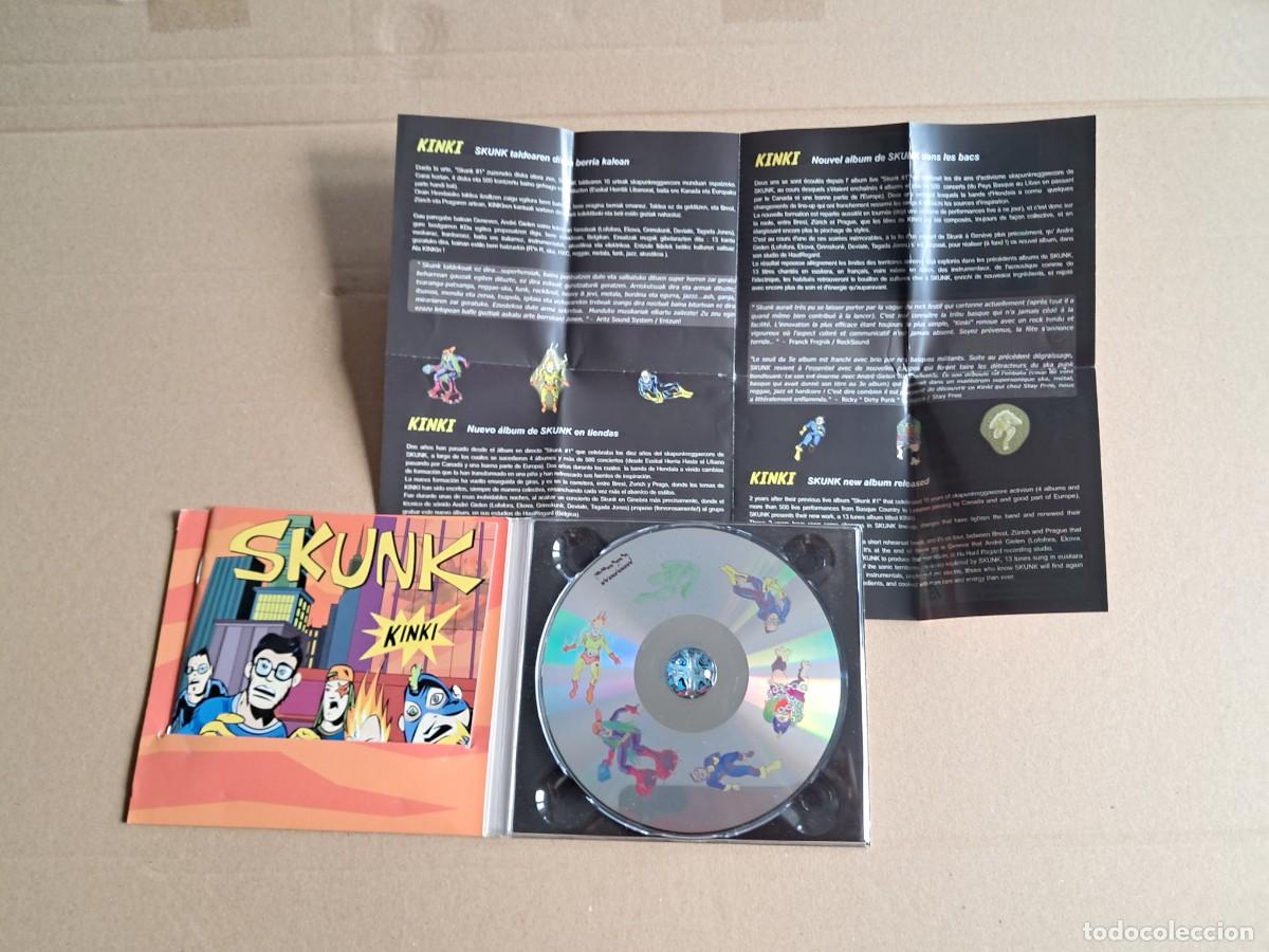 CDs de m&uacute;sica: SKUNK - KINKI CD DIGIPACK 2002 PUNK ROCK - Foto 2