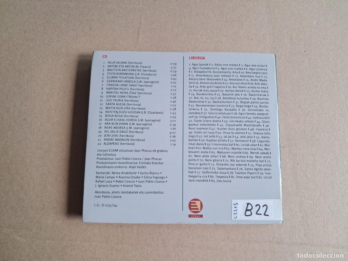 CDs de m&uacute;sica: BOGS BOGA CD + LIBRO 2004 FOLK - Foto 4