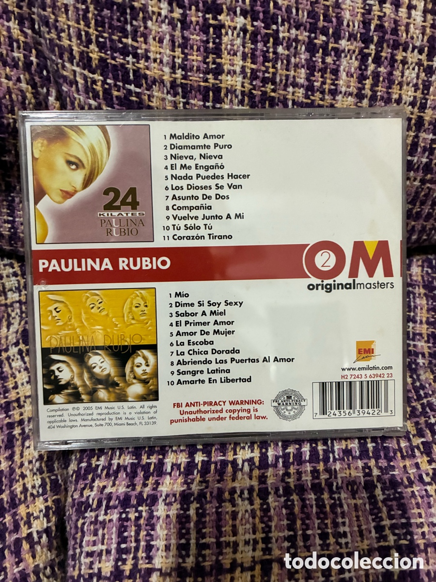 CDs de m&uacute;sica: Paulina Rubio Original Masters 2Cd - Foto 2