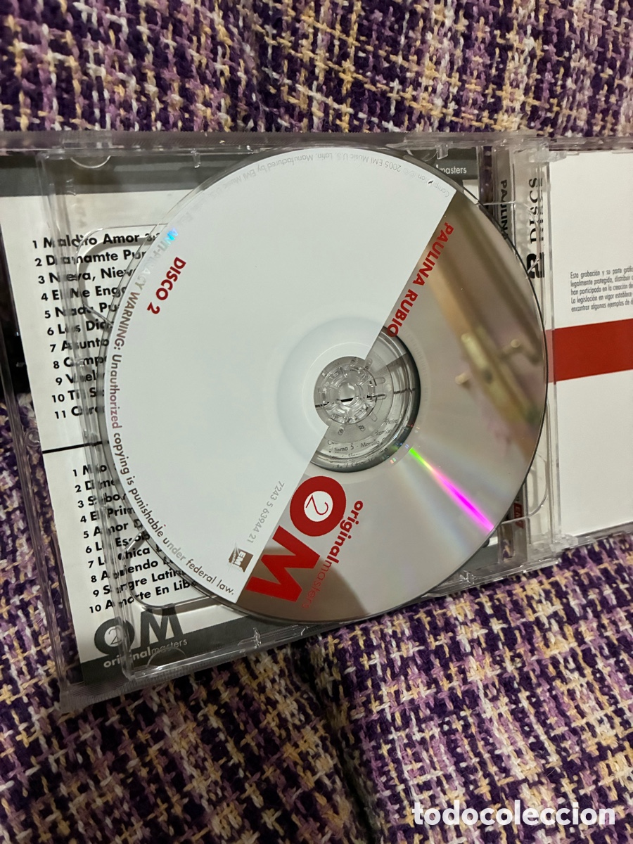 CDs de m&uacute;sica: Paulina Rubio Original Masters 2Cd - Foto 4