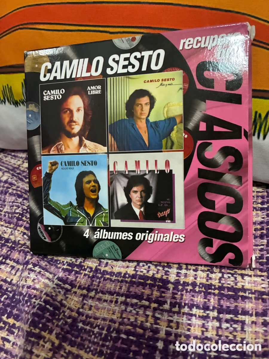 CDs de m&uacute;sica: Camilo Sesto Recupera tus cl&aacute;sicos 4 cd