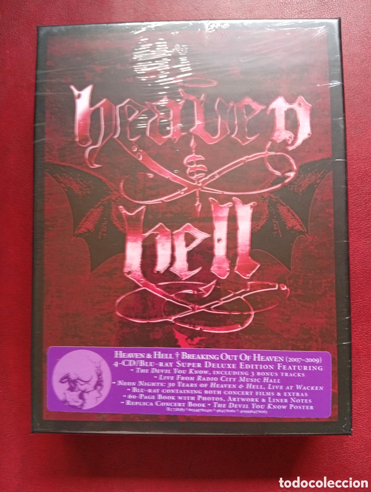 CDs de m&uacute;sica: Box Heaven and hell breaking out of Heaven CD/ Blu-ray dio Deep purple Rainbow black Sabbath