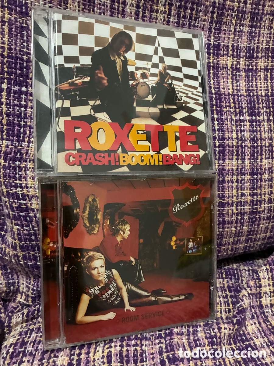 CDs de m&uacute;sica: Lote de dos CDs del grupo Roxette. - CD Crash! Boom! Bang! - CD Room Service
