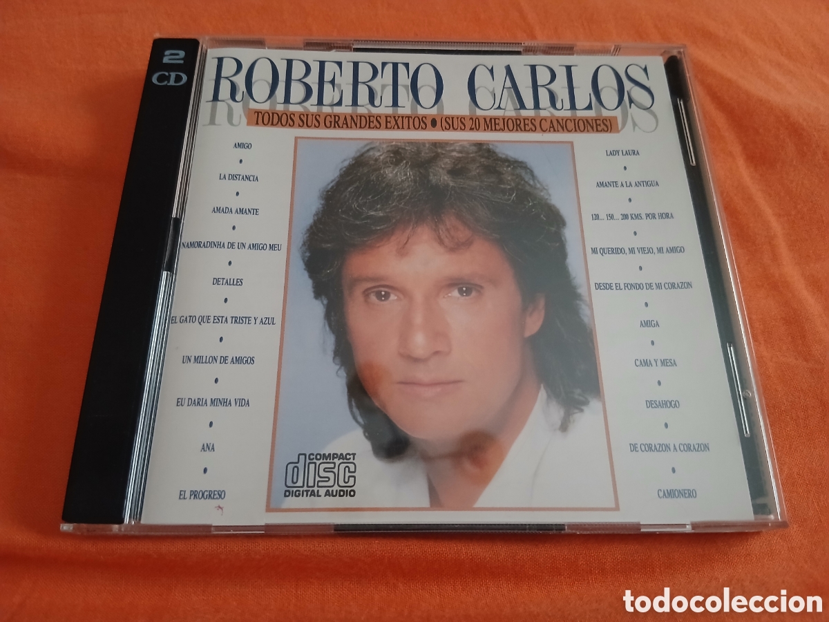 CDs de m&uacute;sica: 2 CD Roberto Carlos -Todos sus grandes &eacute;xitos-