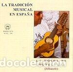 CDs de m&uacute;sica: La tradici&oacute;n musical en Espa&ntilde;a Vol. 30: Albacete- 8430409301774