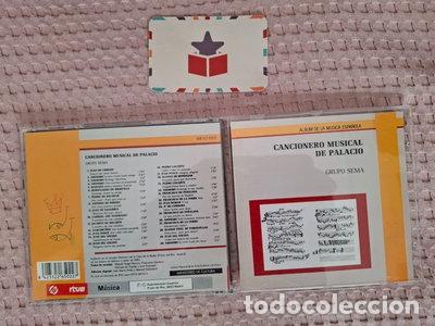 CDs de m&uacute;sica: Cancionero musical de Palacio- 8423322650227