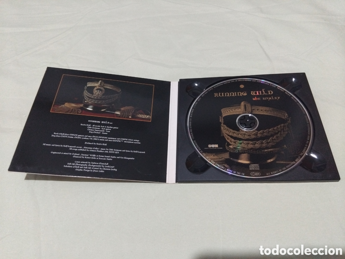 CDs de m&uacute;sica: RUNNING WILD CD (The Rivaly) - Foto 3