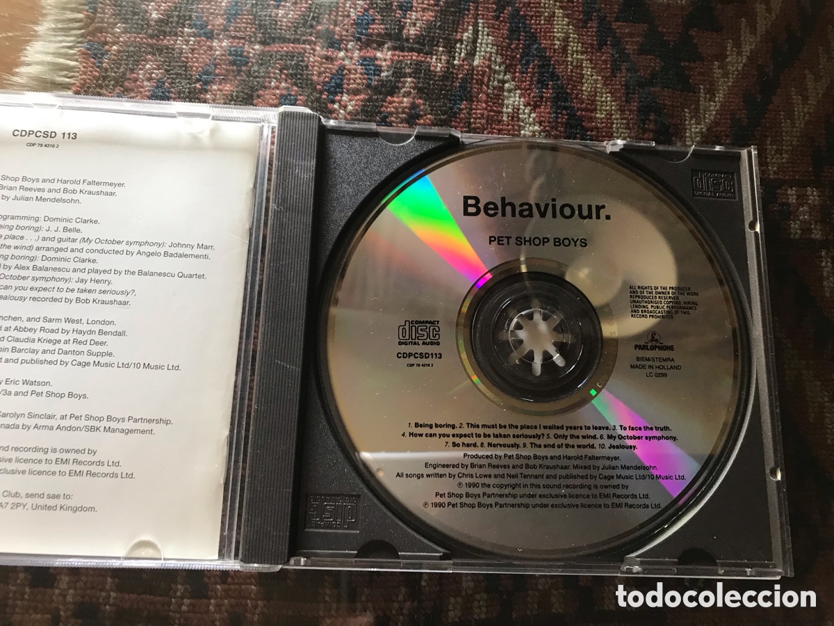 CDs de m&uacute;sica: Pet Shop Boys. Introspective. Behaviour. - Foto 7