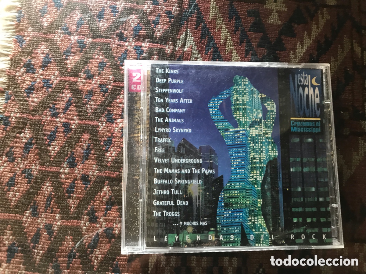 CDs de m&uacute;sica: Esta noche cruzamos el Mississippi. Leyendas del Rock.