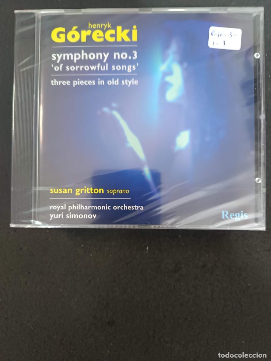 CDs de m&uacute;sica: HENRYK G&Oacute;RECKI. SYMPHONY N&ordm; 3 &rdquo;OF SORROWFUL SONGS&rdquo;. TRHEE PIECES IN OLD STYLE. DIR: YURI SIMONOV