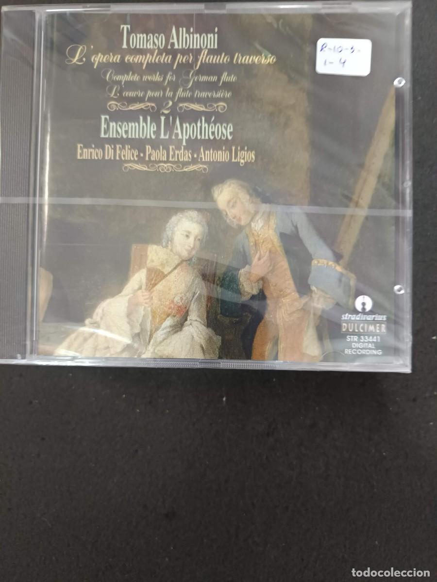 CDs de m&uacute;sica: TOMASO ALBINONI. L'OPERA COMPLETA PER FLAUTO TRAVERSO, VOL. 2. ENSEMBLE L'APOTH&Eacute;OSE. ENRICO DI FELIC