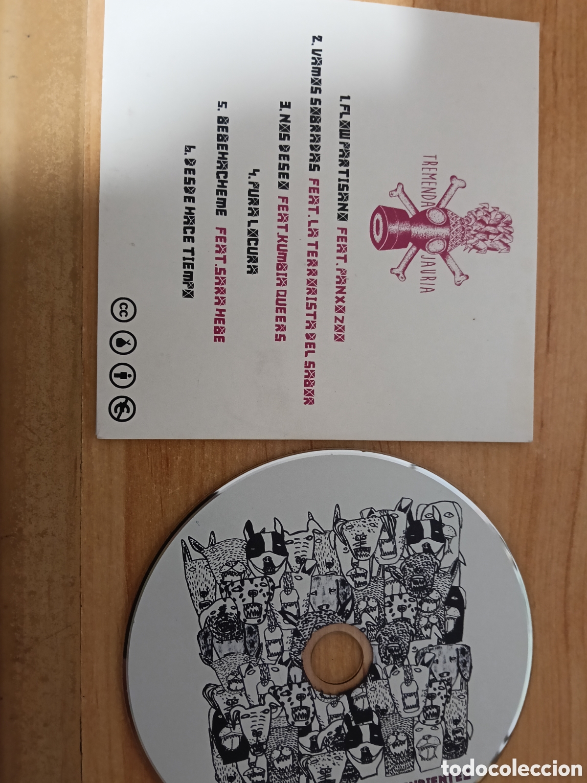 CDs de m&uacute;sica: Cd ep Tremenda Jauria - Foto 2