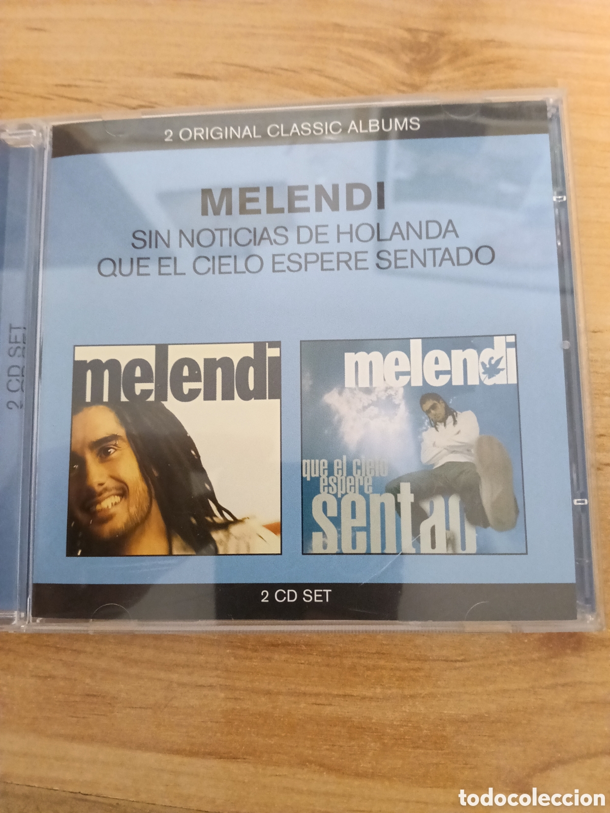 CDs de m&uacute;sica: 2 CD de Melendi que incluye los &aacute;lbumes Sin Noticias de Holanda y Que el Cielo Espere Sentado.