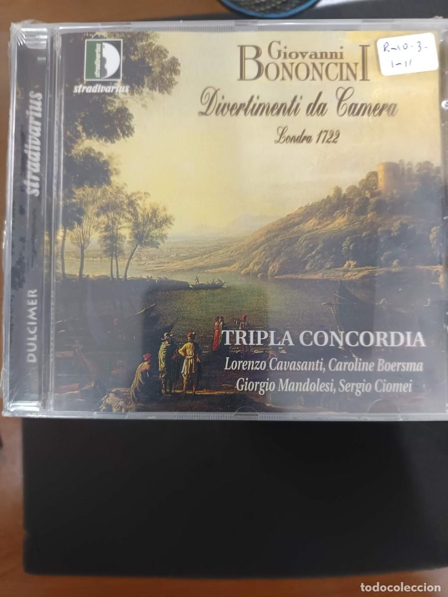 CDs de m&uacute;sica: GIOVANNI BONONCINI: DIVERTIMENTI DA CAMERA. TRIPLA CONCORDIA