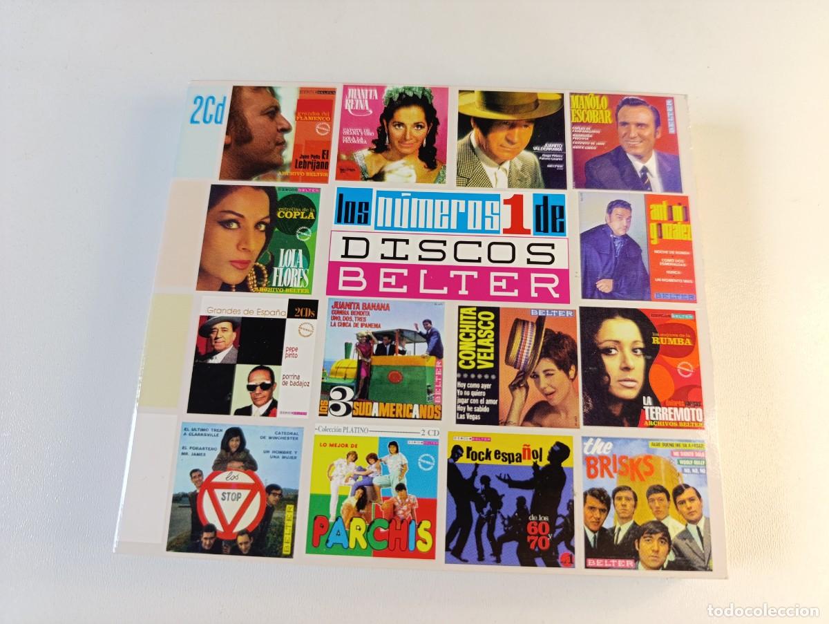 CDs de m&uacute;sica: LOS N&Uacute;MEROS 1 DE DISCOS BELTER 2x CD Parch&iacute;s Pepe Marchena Lola Flores Mina Paco de Luc&iacute;a Parrita