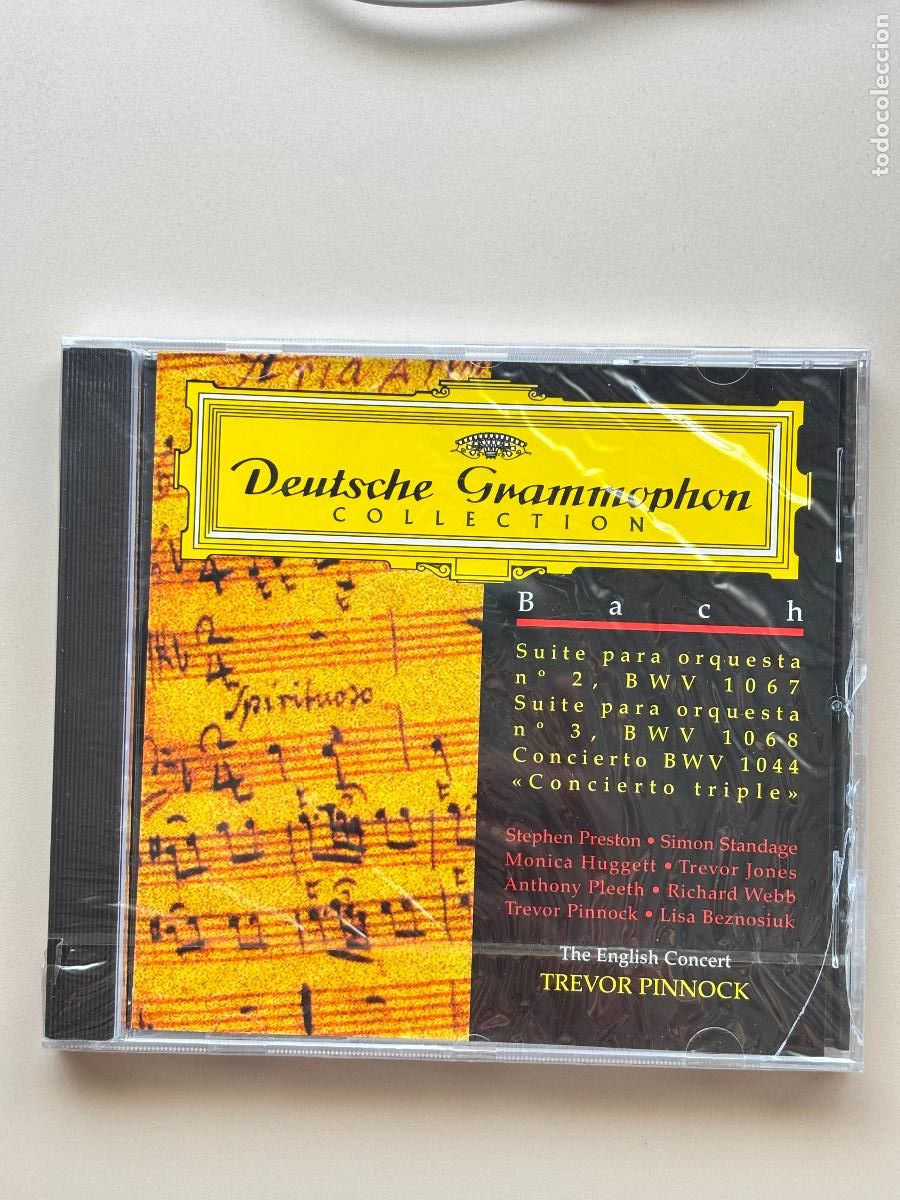 CDs de m&uacute;sica: CD BACH: SUITES PARA ORQUESTA N&ordm; 2 Y 3 / CONCIERTO TRIPLE - Altaya [NUEVO SELLADO]