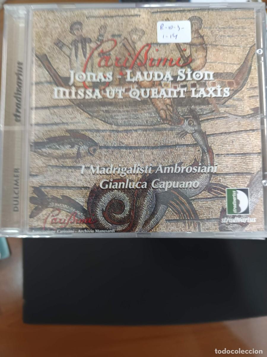 CDs de m&uacute;sica: CARISSIMI: JONAS / LAUDA SION / MISSA UT QUEANT LAXIS. DIR: GIANLUCA CAPUANO. I MADRIGALISTI AMBROSI
