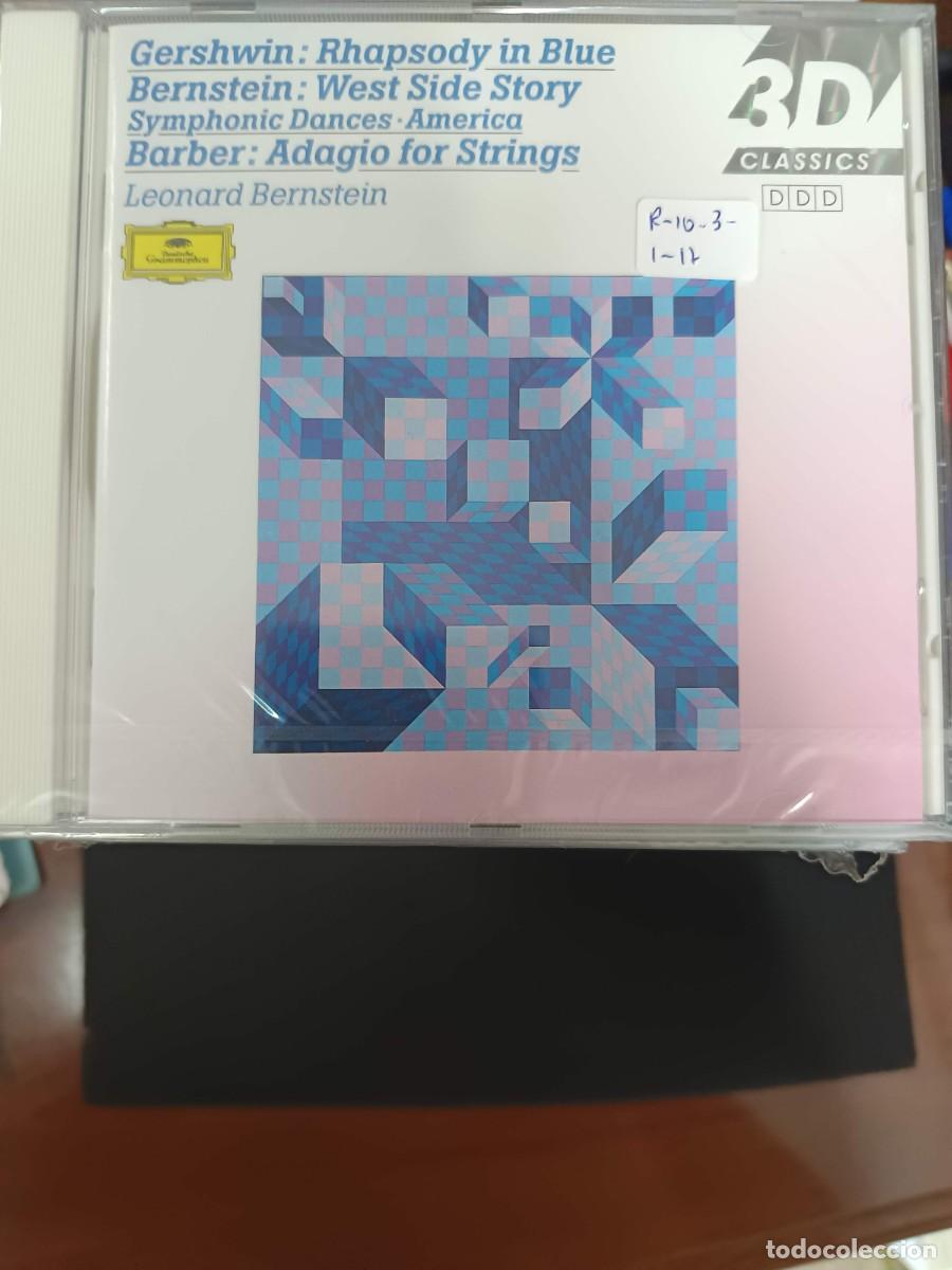 CDs de m&uacute;sica: GERSHWIN: RHAPSODY IN BLUE / BERNSTEIN: WEST SIDE STORY. SYMPHONIC DANCES, AMERICA / BARBER: ADAGI