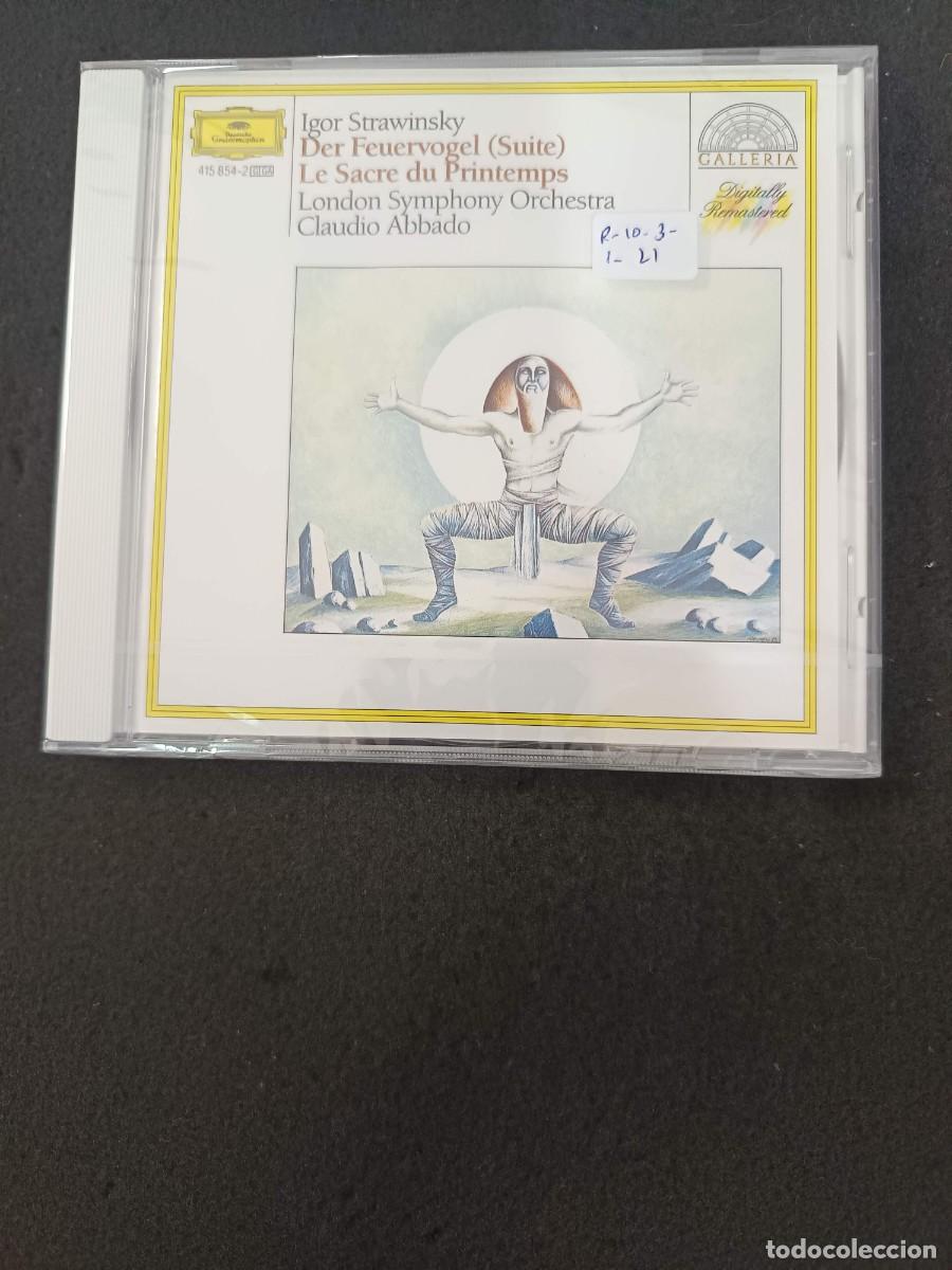 CDs de m&uacute;sica: STRAVINSKY: DER FEUERVOGEL (SUITE) / LE SACRE DU PRINTEMPS. DIR: CLAUDIO ABBADO. LONDON SYMPHONY