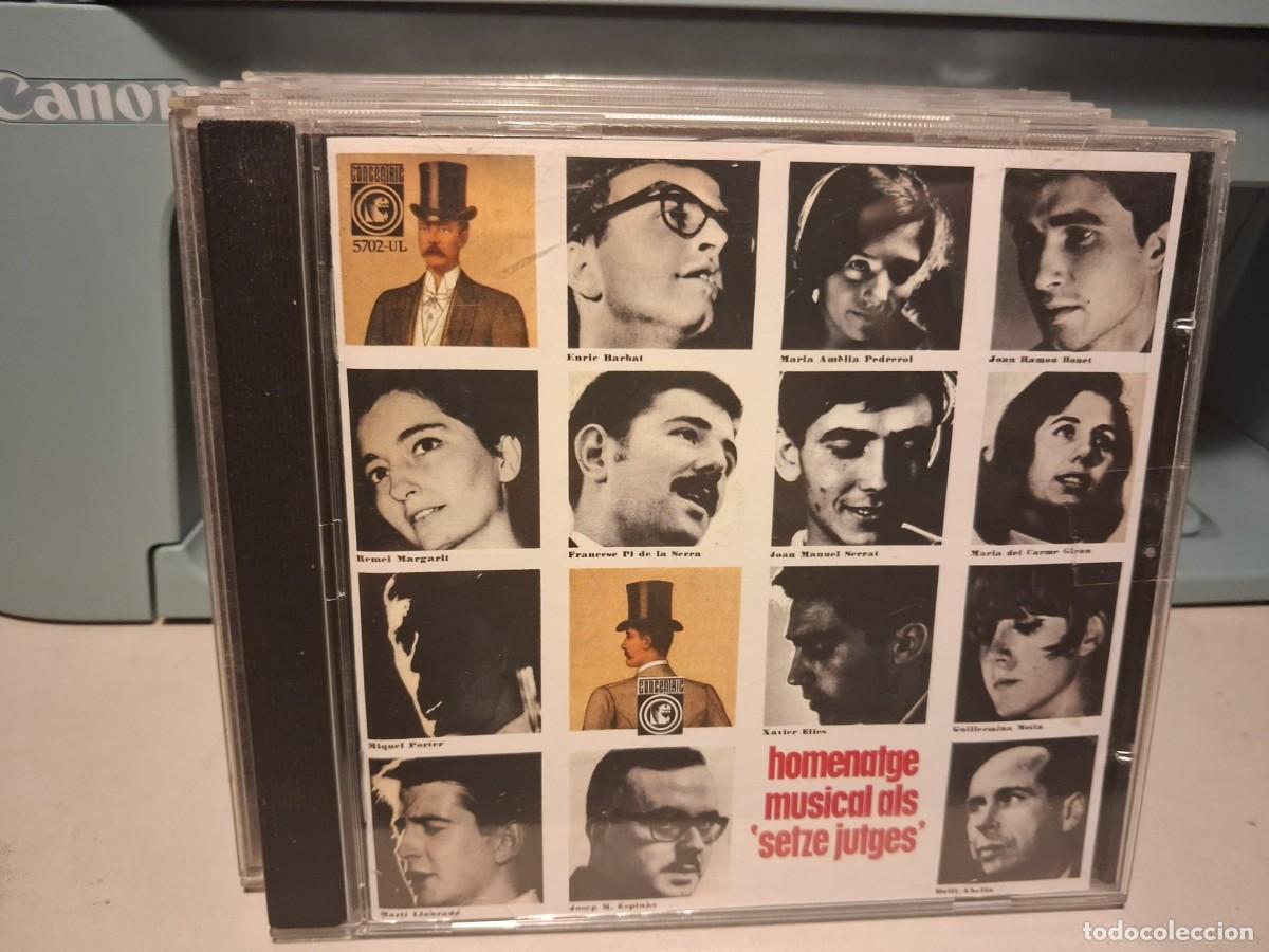 CDs de m&uacute;sica: CD FRANCESC BURRULL : SETZE JUTGES (VERSIONES INSTRUMENTALES SERRAT, PI DE LA SERRA, G. MOTTA, ETC