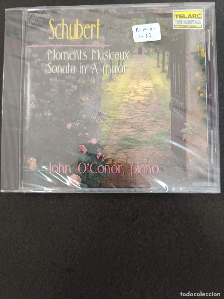 CDs de m&uacute;sica: SCHUBERT: MOMENTS MUSICAUX / SONATA IN A MAJOR. PIANO: JOHN O'CONOR