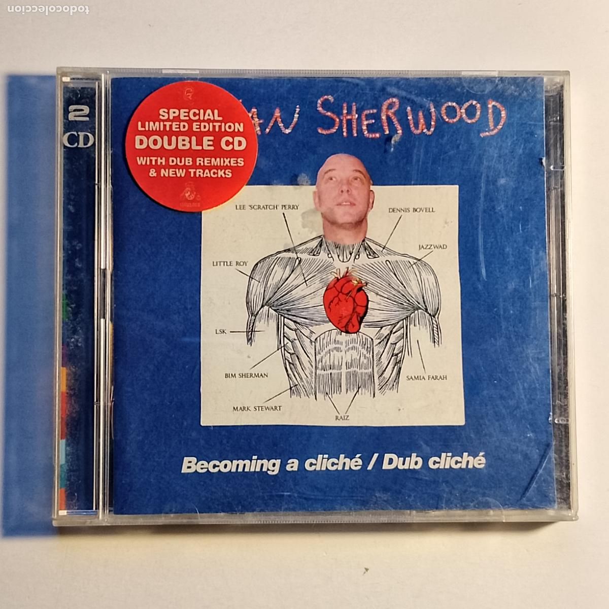 CDs de m&uacute;sica: Adrian Sherwood-Becoming A Clich&eacute;/Dub Clich&eacute; (2xCD Real World 2006) Tackhead, Slits, Mark Stewart