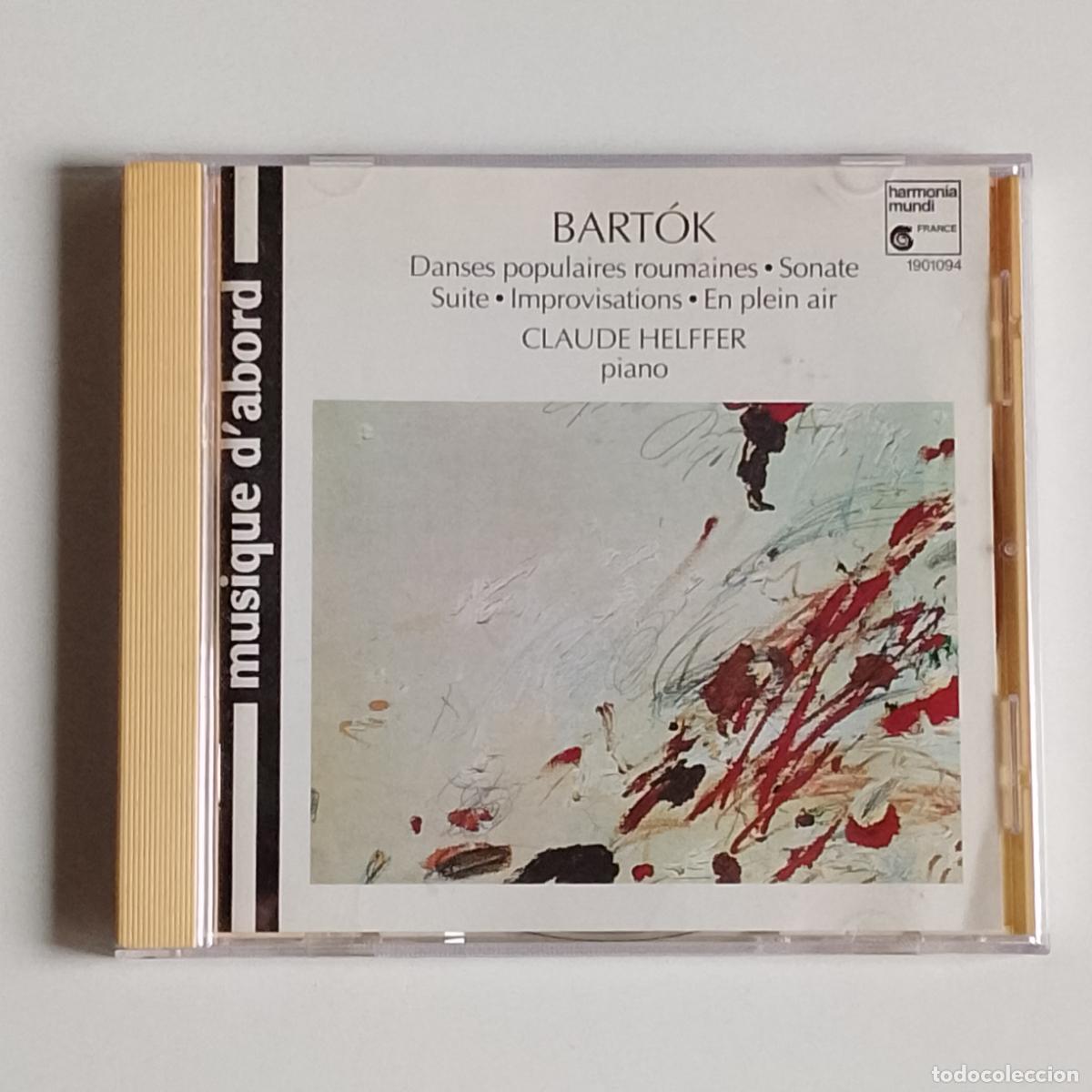 CDs de m&uacute;sica: B&eacute;la Bart&oacute;k, Claude Helffer-Danses Populaires Roumaines/Suite...(CD Harmonia Mundi) Cy Twombly