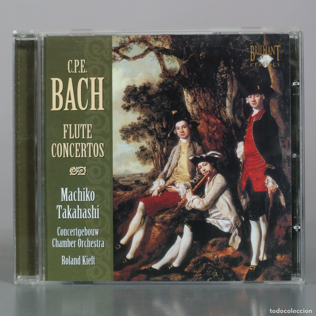 CDs de m&uacute;sica: CD. Flute Concertos - C.P.E. Bach, Machiko Takahashi, Concertgebouw Chamber Orchestra, Roland Kieft