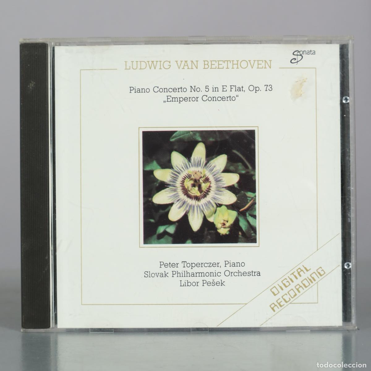 CDs de m&uacute;sica: CD. Piano Concerto No. 5 in E Flat, Op. 73 Emperor Concerto - Ludwig Van Beethoven, Peter Toperczer,