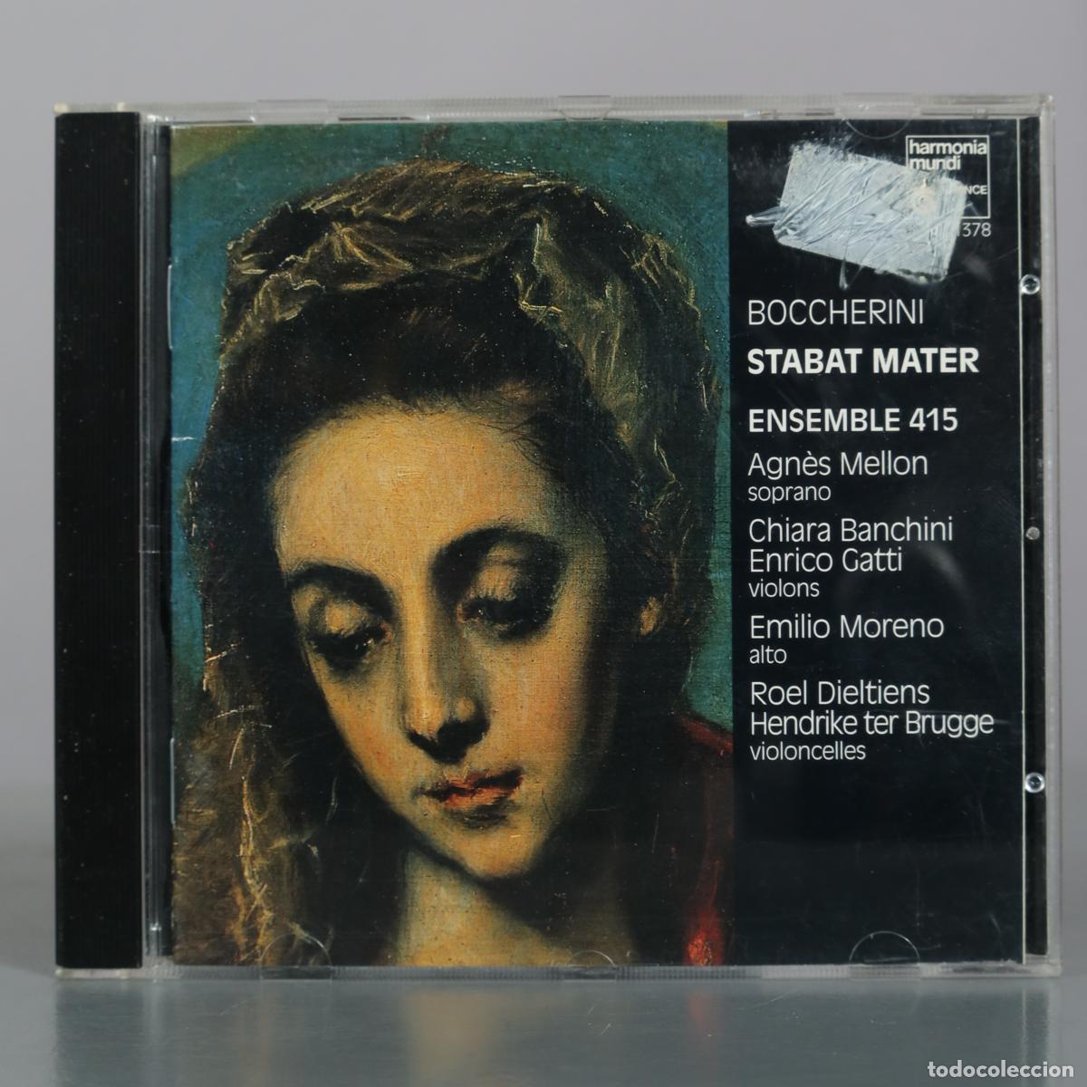 CDs de m&uacute;sica: CD. Stabat Mater - Luigi Boccherini - Ensemble 415, Agn&egrave;s Mellon, Chiara Banchini, Enrico Gatti,
