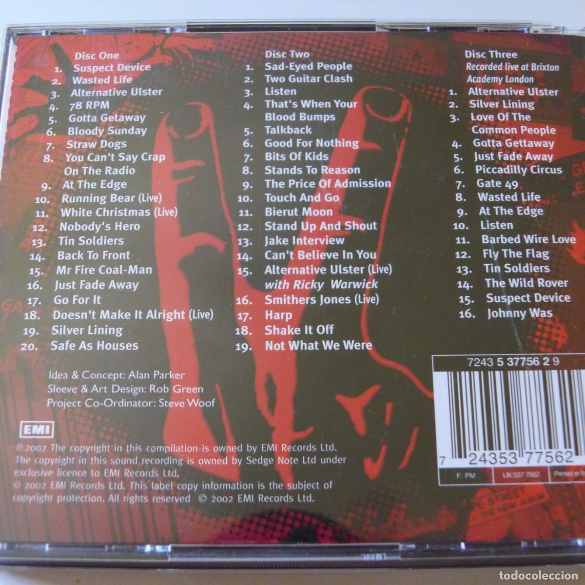 CDs de m&uacute;sica: Stiff Little Fingers &ndash; Anthology 3CD BOX SET - Foto 2