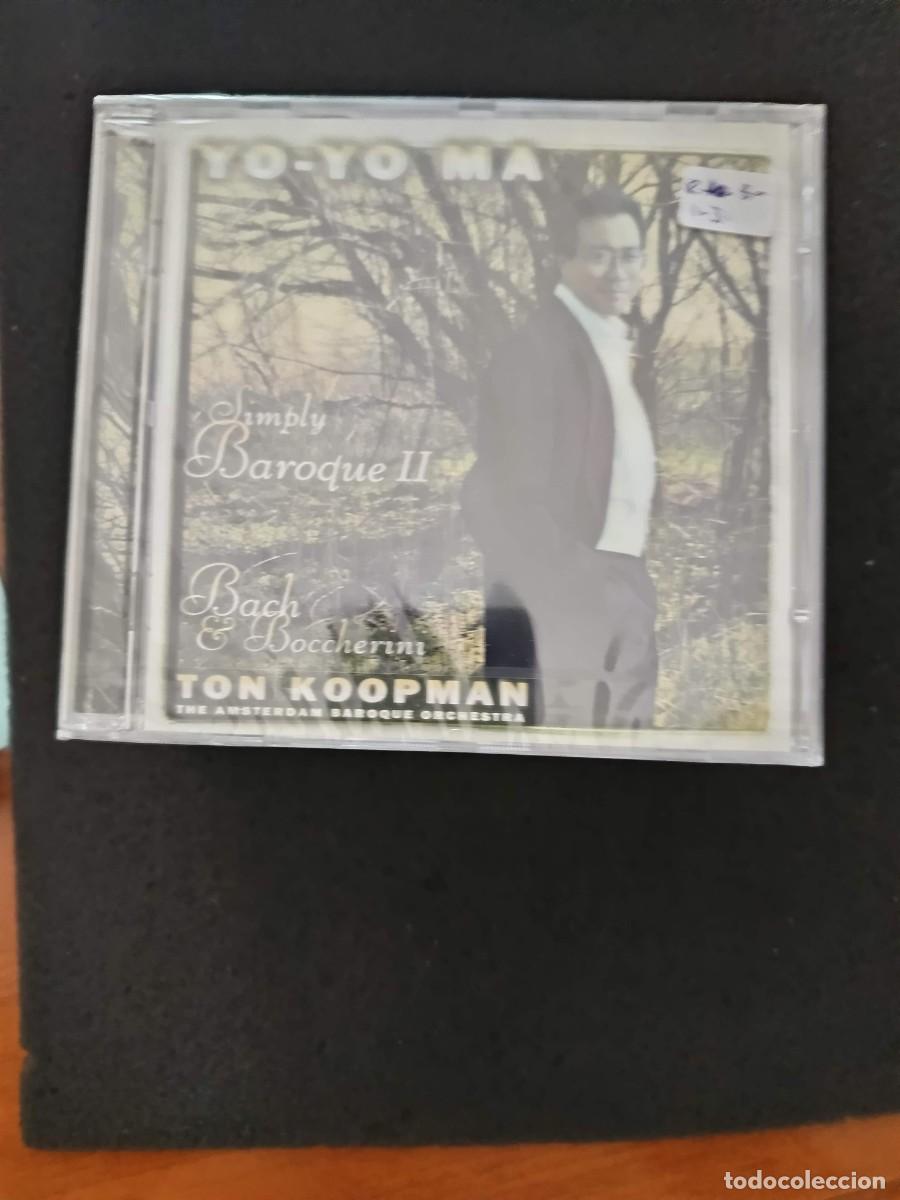 CDs de m&uacute;sica: YO-YO MA. SIMPLY BAROQUE II. BACH & BOCCHERINI. DIR: TON KOOPMAN. THE AMSTERDAM BAROQUE ORCHESTRA