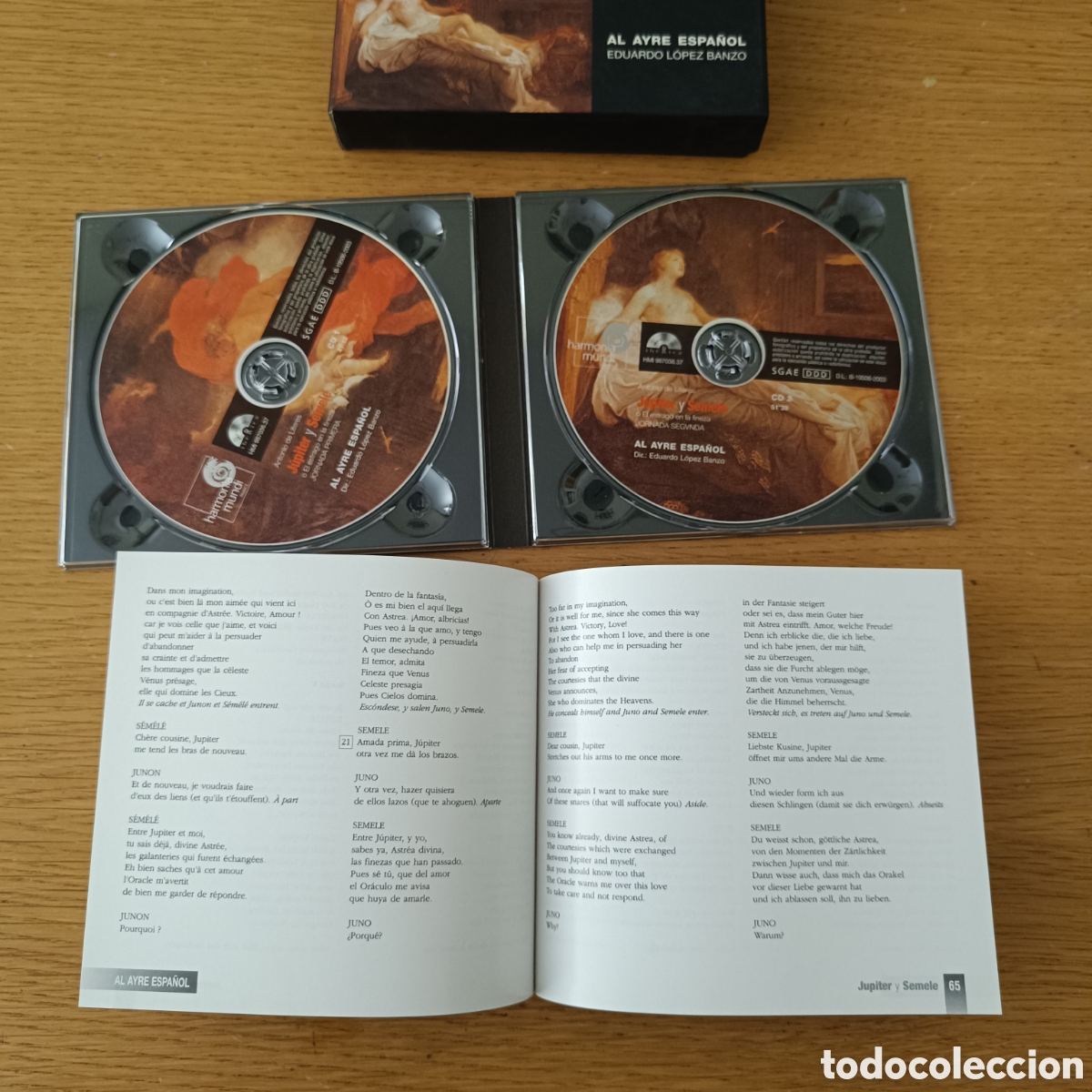 CDs de m&uacute;sica: J&uacute;piter Y Semele 2 CDs Box Set - Foto 4