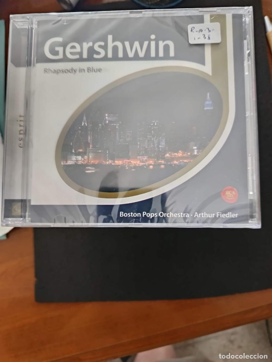 CDs de m&uacute;sica: GERSHWIN: RHAPSODY IN BLUE ( Y OTRAS). DIR: ARTHUR FIEDLER. BOSTON POPS ORCHESTRA