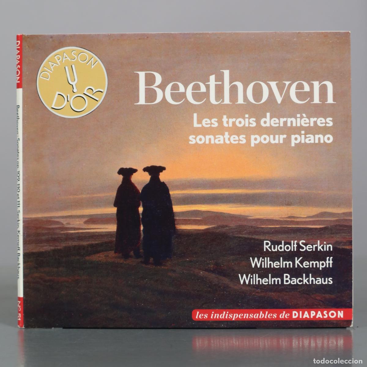CDs de m&uacute;sica: CD. Beethoven - Les trois derni&egrave;res sonates pour piano - Rudolf Serkin, Wilhelm Kempff, Wilhelm