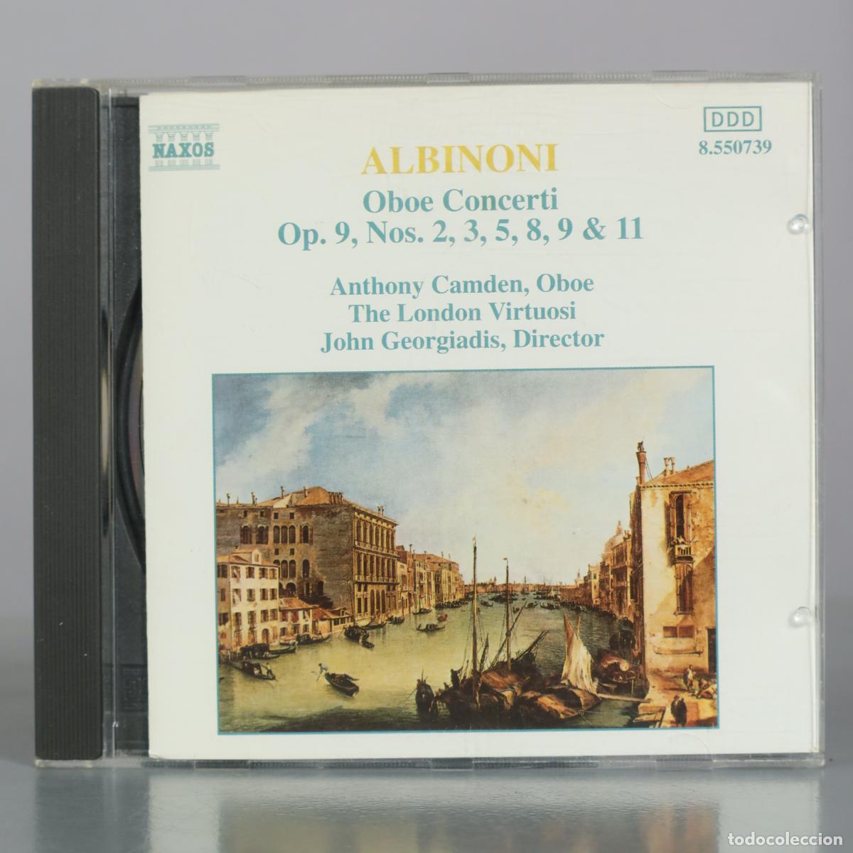 CDs de Musique: CD. Albinoni - Oboe Concerti Op. 9, Nos. 2, 3, 5, 8, 9 & 11 - Anthony Camden, The London Virtuosi,
