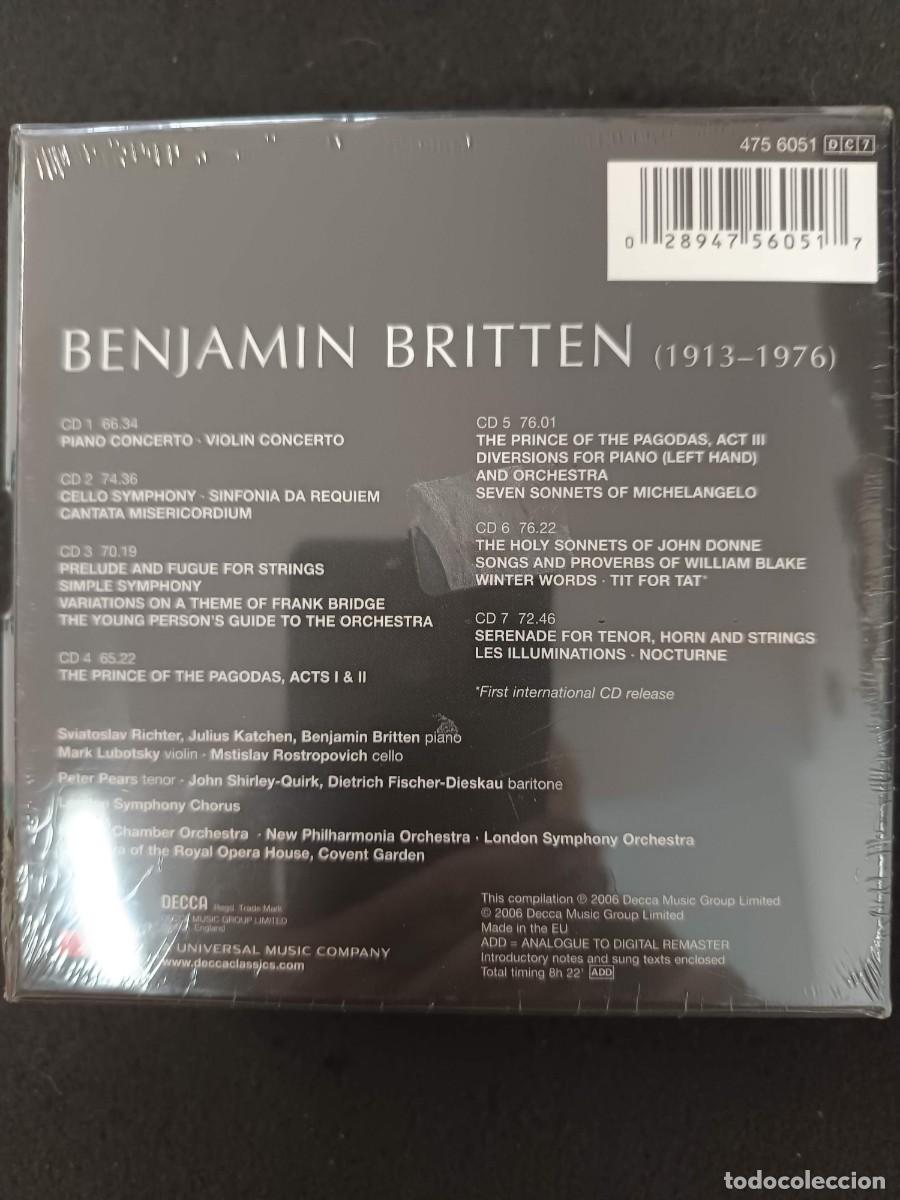 CDs de m&uacute;sica: 7 CD SET. BRITTEN CONDUCTS BRITTEN - Foto 2